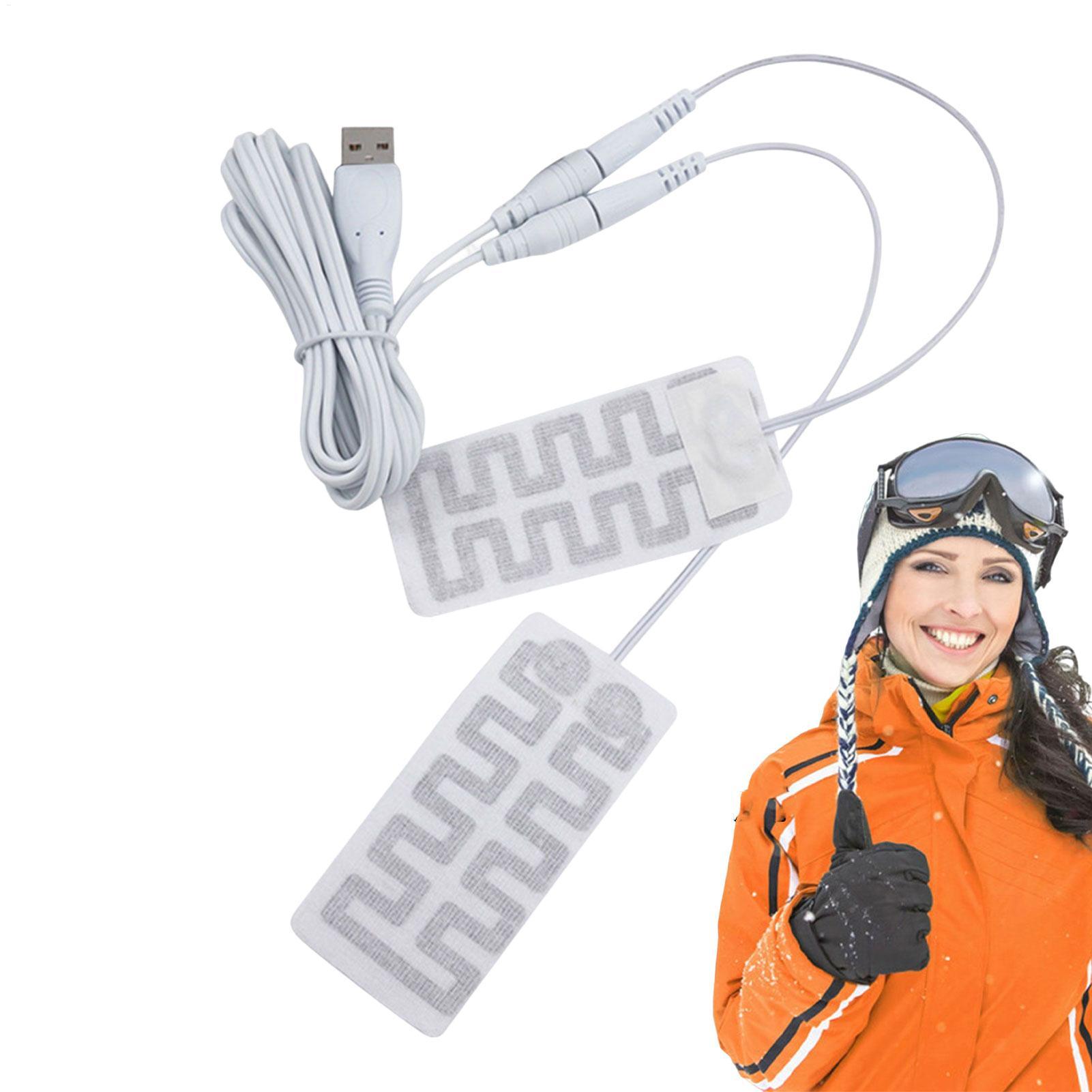 Hand Warmer Reusable - USB電気加熱パッド ポータブルパーソナルウォーマー 3段階温度調節 再利用可能 ハンドフット＆ボディウォーマー 家庭用＆アウトドア用