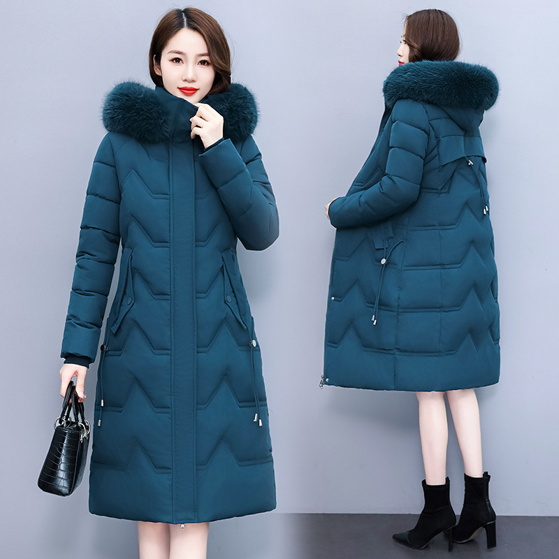 Winter Clothing Work - パーカー レディース ミドル丈 コート フード付きジャケット 長袖