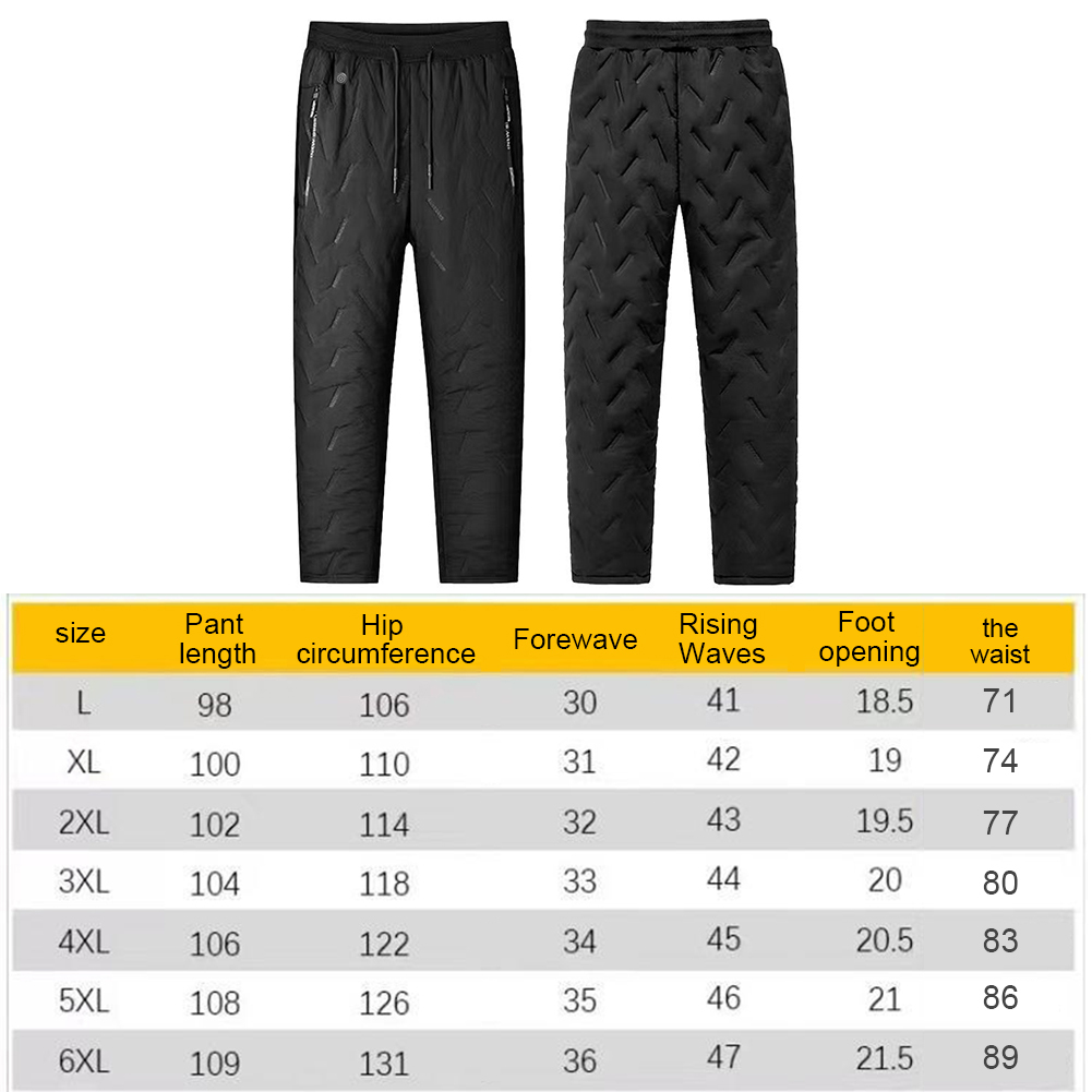 男女兼用電熱ズボン 10箇所発熱 電熱パンツ 3段階温度調整 - Winter Clothing Hiking のレビューと価格