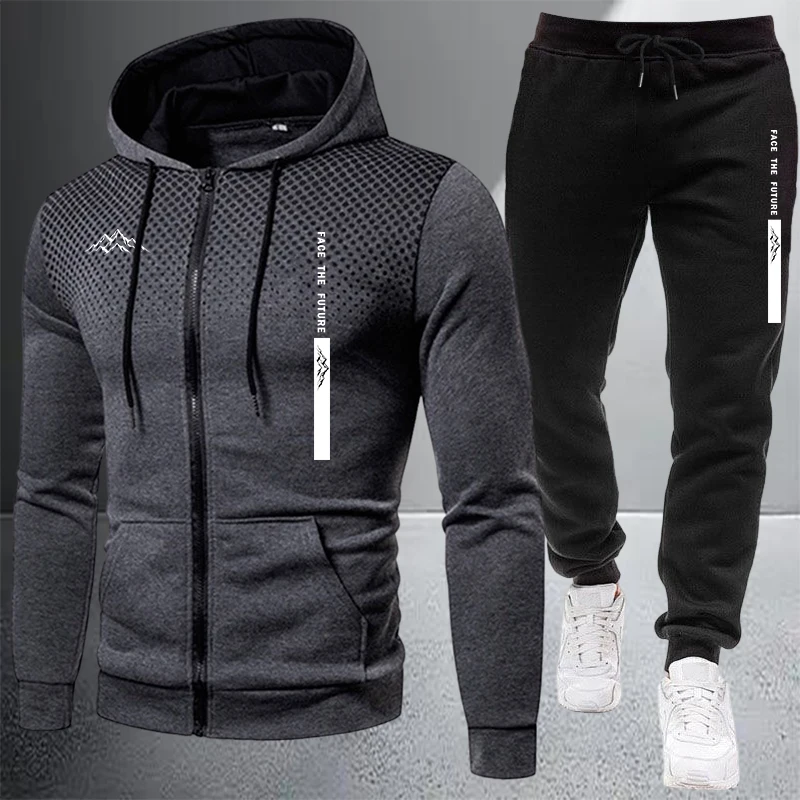 ホットセール メンズジャケット トラックスーツ カジュアル  - Winter Clothing Matching のレビューと価格