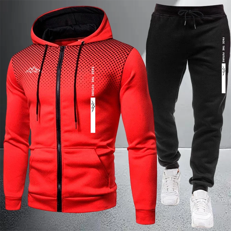ホットセール メンズジャケット トラックスーツ カジュアル  - Winter Clothing Matching のレビューと価格