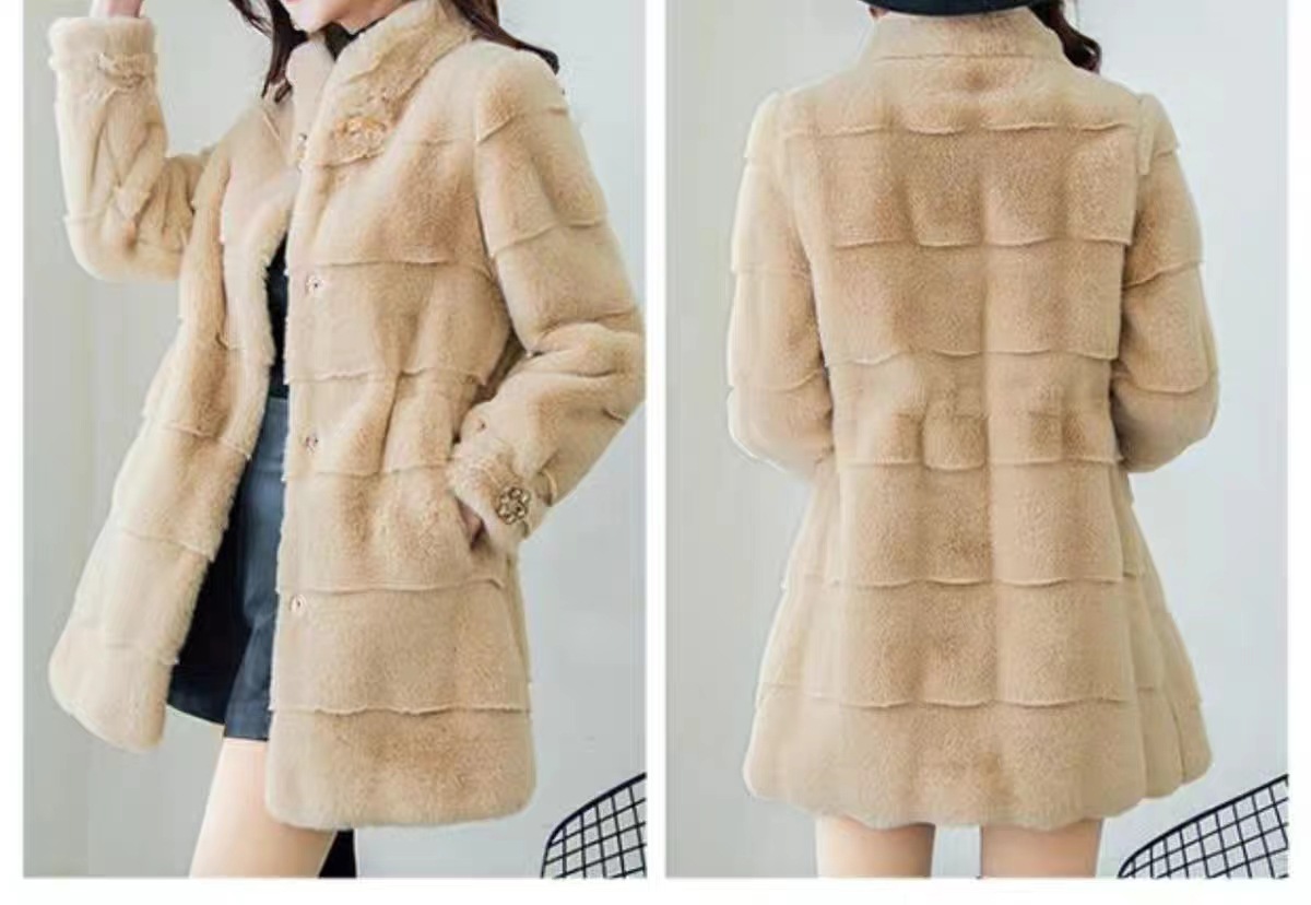 2026年 レディース フェイクファーコート ミドル丈 ジャ - Winter Clothing Work のレビューと価格