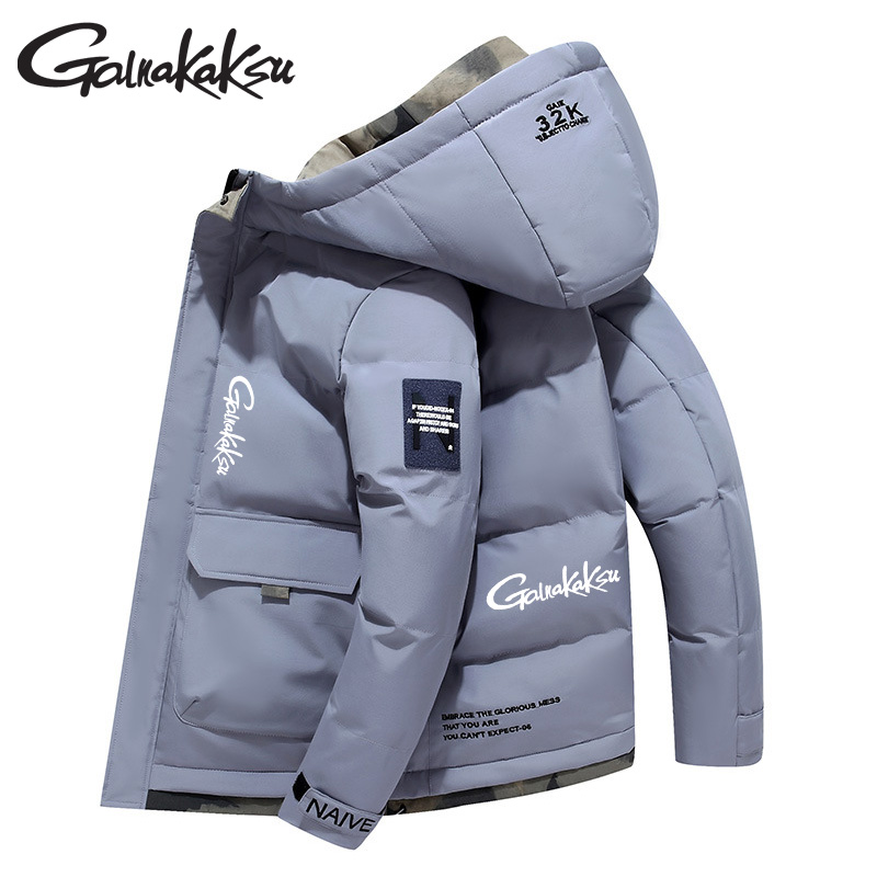 フード付きフィッシングジャケット,暖かいカーディガン,綿のコ - Winter Clothing Work のレビューと価格
