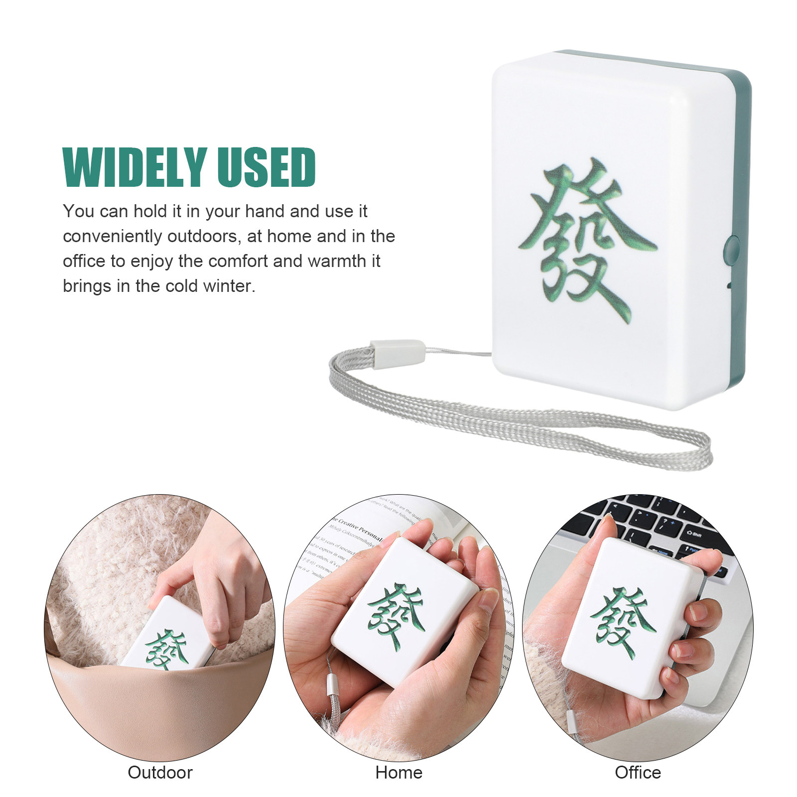 ポータブルUSB充電式ハンドウォーマー - コンパクトな形状 - Hand Warmer Reusable のレビューと価格