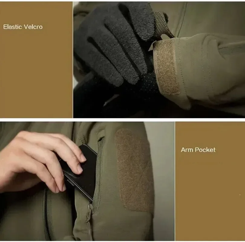 5XL 6XL ロシア迷彩戦術的な制服屋外冬作業服フリース暖 - Winter Clothing Work のレビューと価格