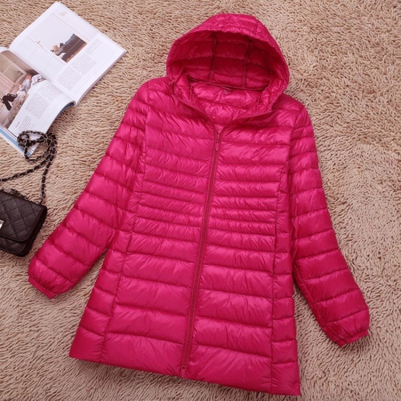 プラスサイズ 5XL 6XL 7XL 女性のフード付きパファ - Winter Clothing For Plus Size Women のレビューと価格