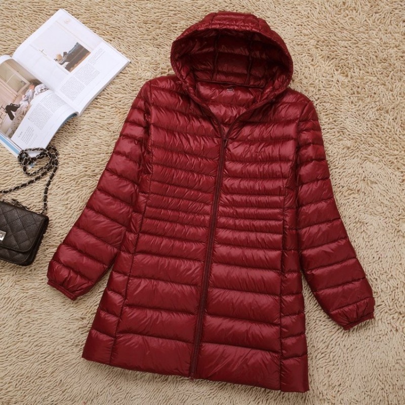 プラスサイズ 5XL 6XL 7XL 女性のフード付きパファ - Winter Clothing For Plus Size Women のレビューと価格