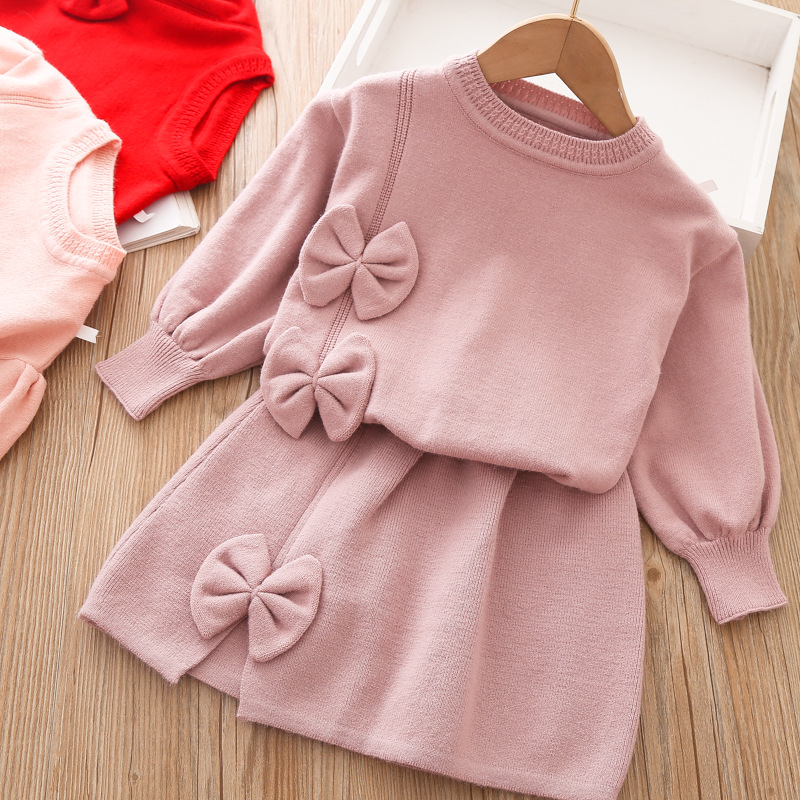 女の子服セット 2 ピース長袖セーターセット秋/冬スウェット - Winter Clothing That Starts With O のレビューと価格