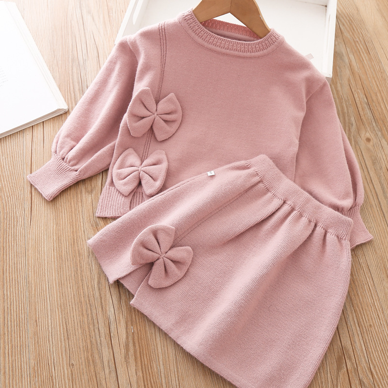 女の子服セット 2 ピース長袖セーターセット秋/冬スウェット - Winter Clothing That Starts With O のレビューと価格
