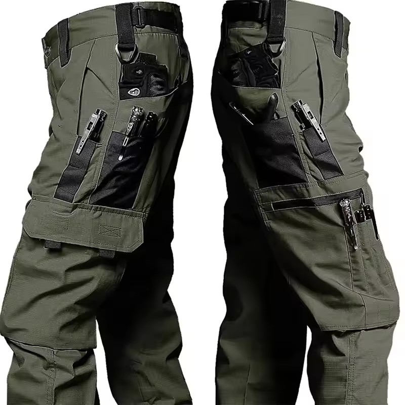 メンズタクティカルパンツ屋外作業カジュアルカーゴパンツ防水マ - Winter Clothing Work のレビューと価格