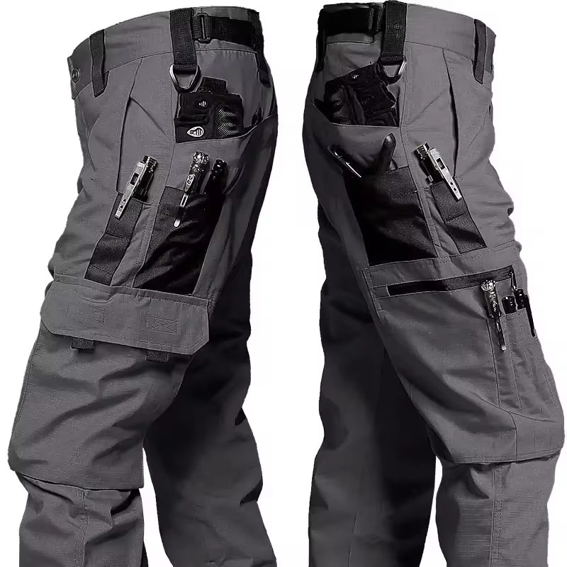 メンズタクティカルパンツ屋外作業カジュアルカーゴパンツ防水マ - Winter Clothing Work のレビューと価格