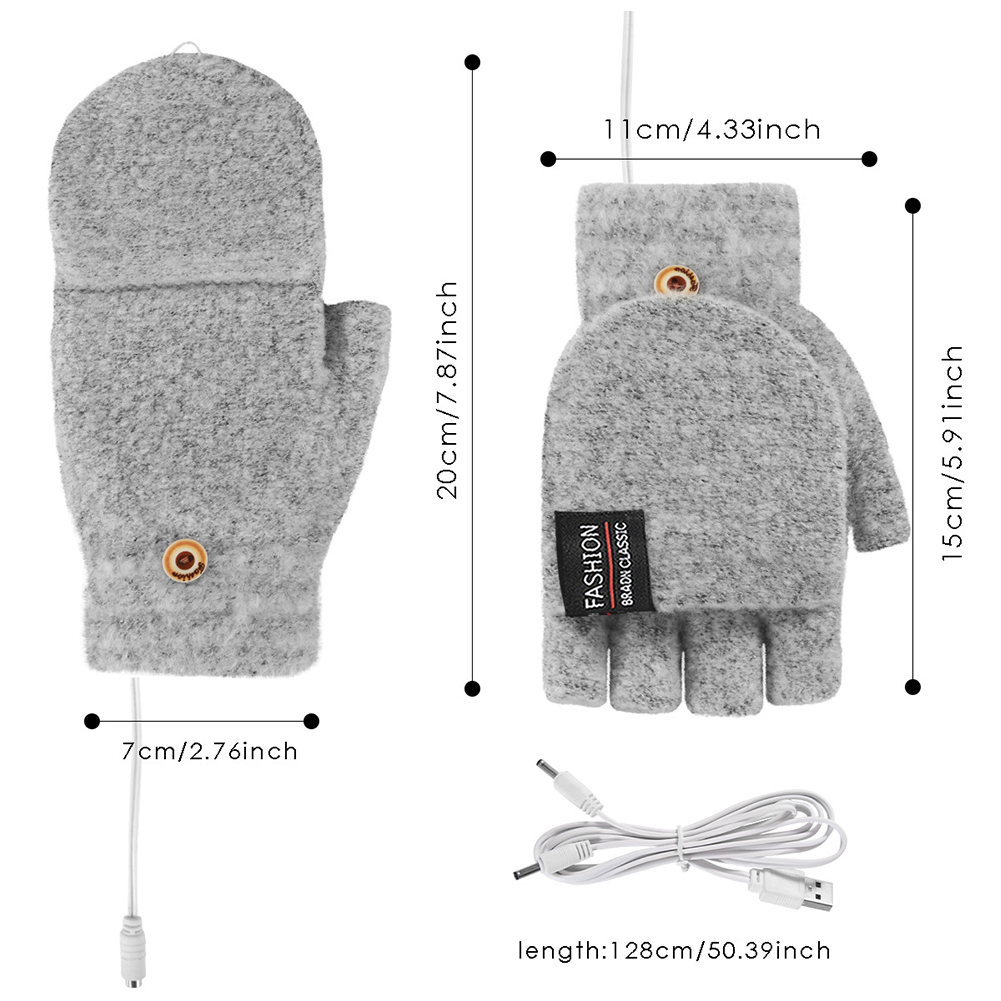 電熱手袋 ハンドウォーマー ミトン ヒーター 充電式 USB - Hand Warmer Reusable のレビューと価格