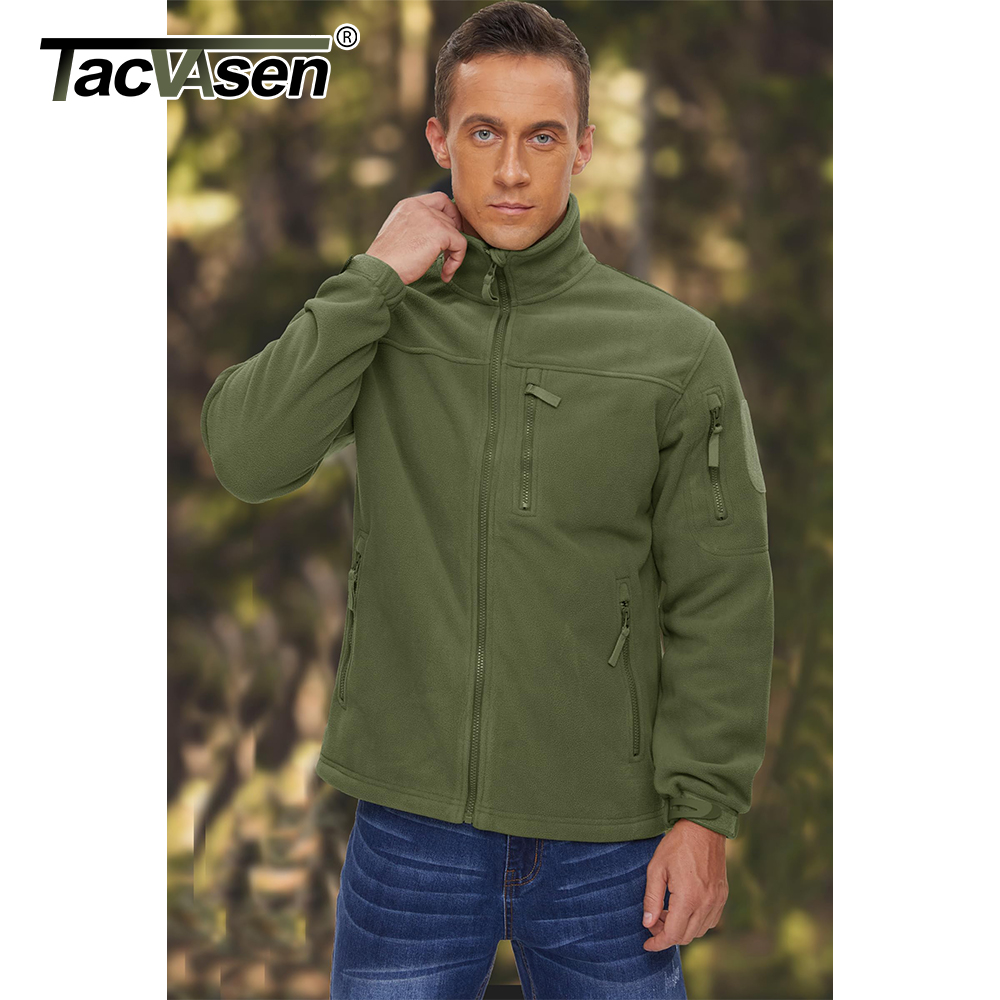 TACVASEN メンズ フリース ジャケット ソフト 暖か - Winter Clothing Work のレビューと価格