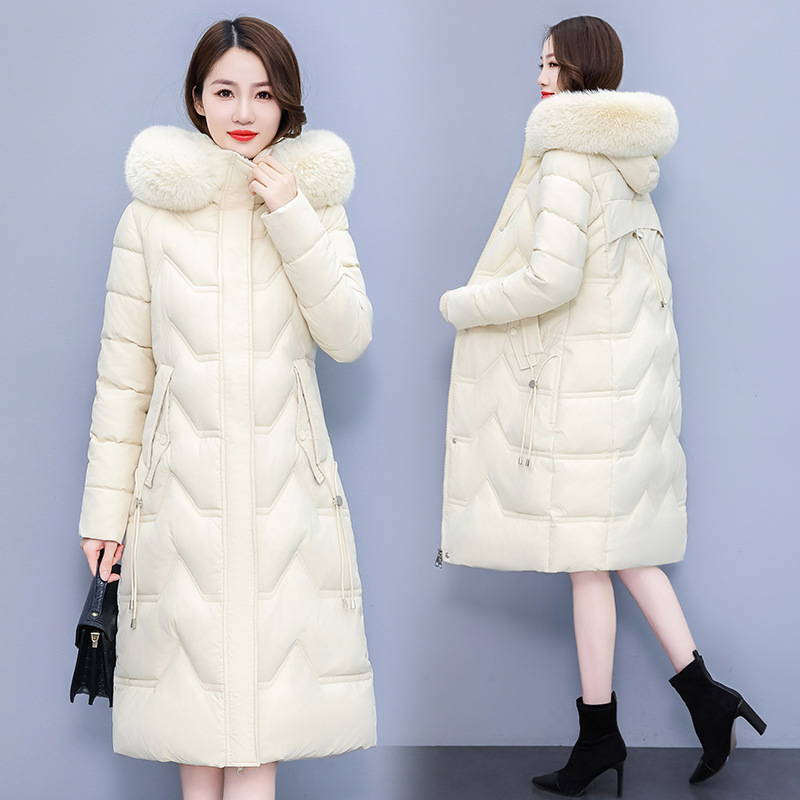 パーカー レディース ミドル丈 コート フード付きジャケット - Winter Clothing Work のレビューと価格