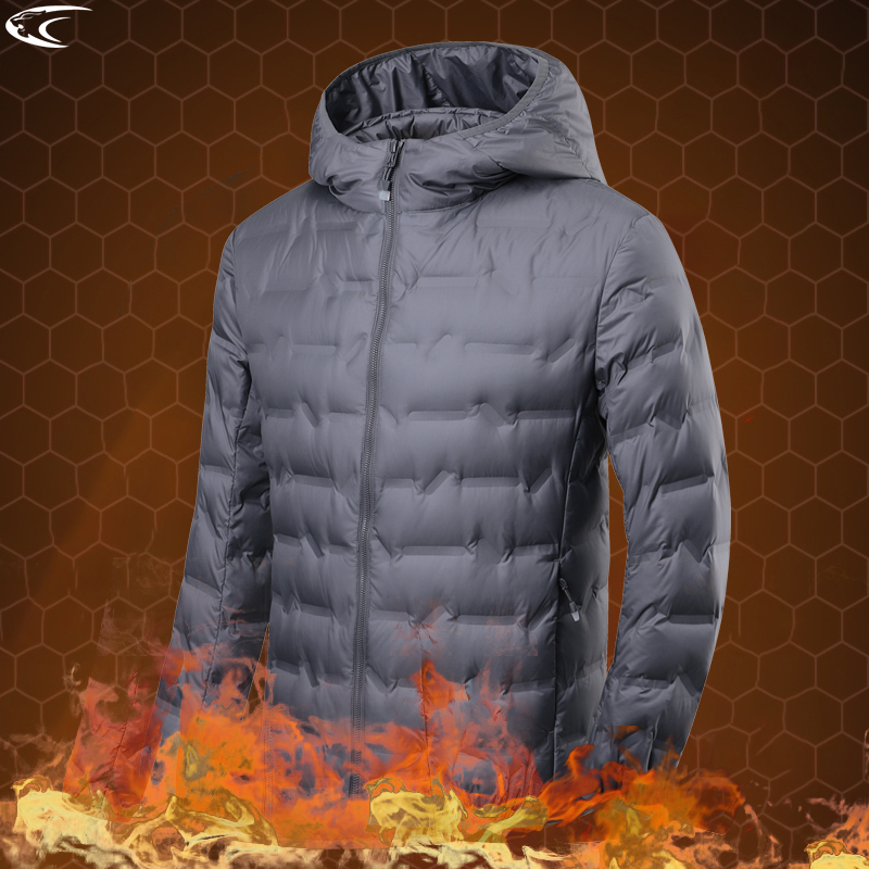 LNGXO 冬暖かいダウンジャケット男性ハイキングキャンプ登 - Winter Clothing Hiking のレビューと価格